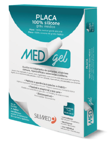 MEDGEL - PLACA PARA CICATRICES 10 X 10 CM