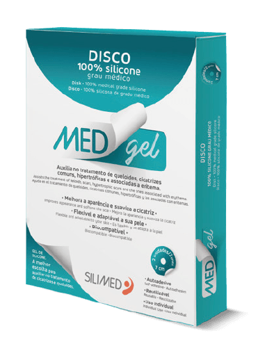 MEDGEL - DISCOS AREOLARES PARA CICATRICES 7 CM DIAM. PACK 2 UNIDADES
