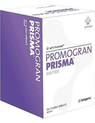 PROMOGRAN PRISMA - APOSITO MATRIZ EQUILIBRADORA DE HERIDAS 28 CM (CAJA X 10 UN)